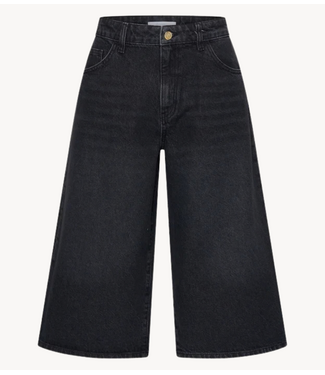 BY-BAR Broek noho long denim shorts jet black