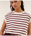 BY-BAR Top tobi stripe top grain wine stripe