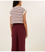 BY-BAR Top tobi stripe top grain wine stripe