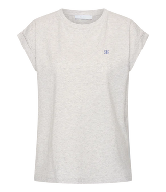 BY-BAR Top tobi clover top light grey melee