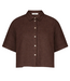 BY-BAR Blouse mara linen blouse espresso