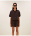 BY-BAR Blouse mara linen blouse espresso