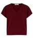 BY-BAR Trui sil v-neck pullover wine
