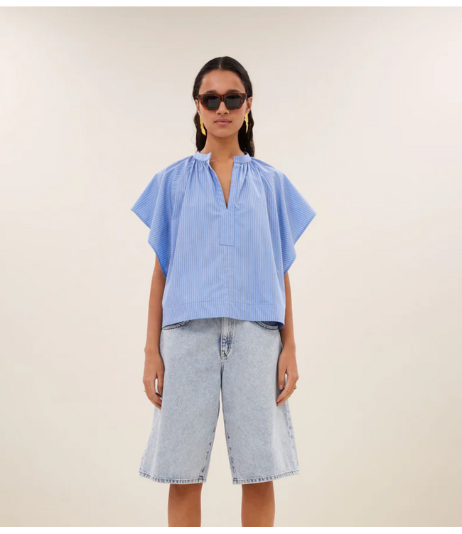 BY-BAR Broek soho denim shorts light denim