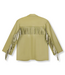 Refined Department Jack ladies woven oversized pu fringe jacket TORI MATCHA