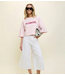 OU. Top Tee Bastille Plonge Blush