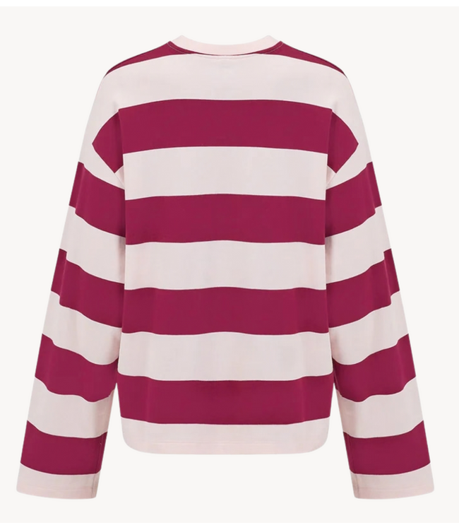 OU. Shirt Longsleeve Marseille Beet Blush