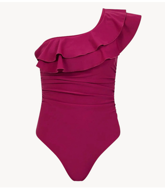 OU. Badpak Swimsuit Le Ponton Beet