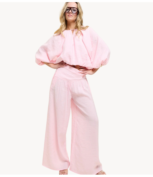 OU. Top Top Croisette Rose Petal