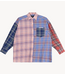 Alix The Label Blouse ladies woven check mix blouse MULTI COLOUR