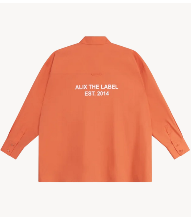 Alix The Label Blouse ladies woven oversized blouse SOFT ORANGE