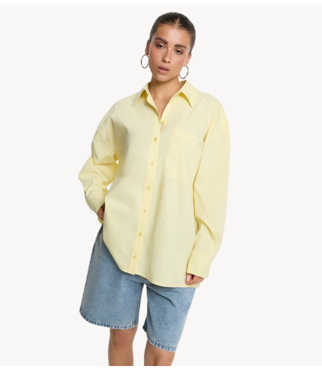 Alix The Label Blouse ladies woven oversized blouse SOFT YELLOW