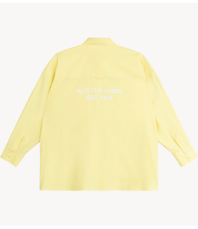 Alix The Label Blouse ladies woven oversized blouse SOFT YELLOW