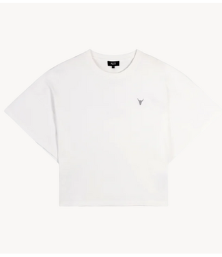 Alix The Label Top ladies knitted batwing top SOFT WHITE