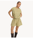 Refined Department Giletladies woven sleeveless cargo gilet NOA sand