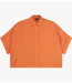 Alix The Label Blouse ladies woven irregular oversized blouse SOFT ORANGE