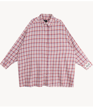 Alix The Label Jurk ladies woven damaged check dress MULTI COLOUR