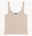 Alix The Label Top ladies knitted tank top SAND