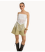 Refined Department Sjaal ladies knitted lace triangle scarf CARRY white