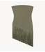 Refined Department Top ladies knitted strapless assymetric top FIE army