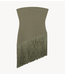 Refined Department Top ladies knitted strapless assymetric top FIE army