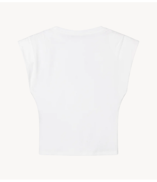 Refined Department Top ladies knitted sleevless top CIANA off white