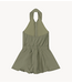 Refined Department Jumpsuit ladies woven short halter jumpsuit REMI army