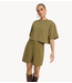 Refined Department Broek ladies knitted relaxed shorts PUMA army