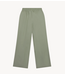 Refined Department Broek ladies woven flowy wide leg pants NOVA army