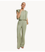 Refined Department Broek ladies woven flowy wide leg pants NOVA army