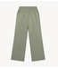 Refined Department Broek ladies woven flowy wide leg pants NOVA army