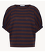 BY-BAR Top merle big stripe top coffee bean