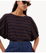 BY-BAR Top merle big stripe top coffee bean