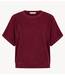 BY-BAR Top nuki slub top burgundy crush