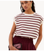 BY-BAR Top tobi stripe top grain wine stripe