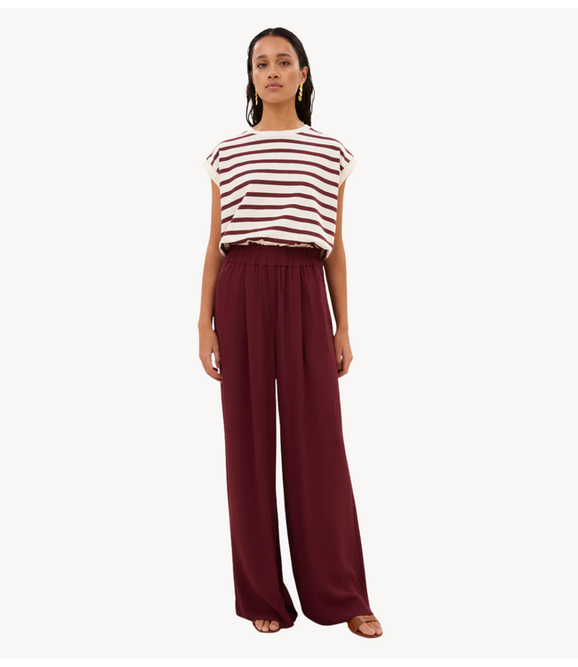 BY-BAR Top tobi stripe top grain wine stripe