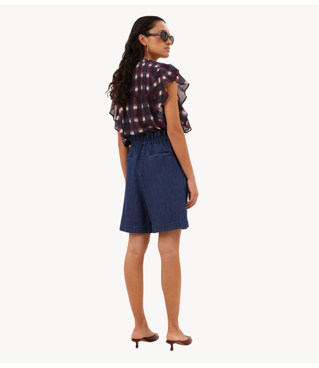 BY-BAR Blouse Danee ikat blouse wine ikat print