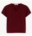 BY-BAR Trui sil v-neck pullover wine