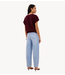 BY-BAR Trui sil v-neck pullover wine