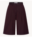 BY-BAR Broek finn bermuda shorts dark wine