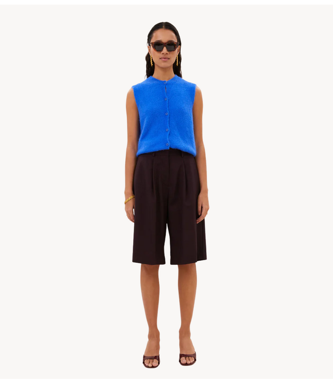 BY-BAR Broek finn bermuda shorts dark wine