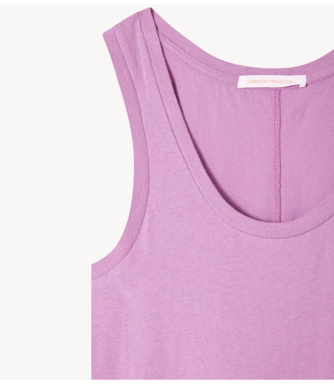 American Vintage Top singlet GAMIPY LILAS