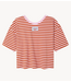 American Vintage T-Shirt GIXY RAYURES BONBON
