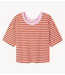 American Vintage T-Shirt GIXY RAYURES BONBON