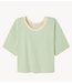 American Vintage T-Shirt GIXY RAYURES ABSINTHE