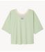 American Vintage T-Shirt GIXY RAYURES ABSINTHE