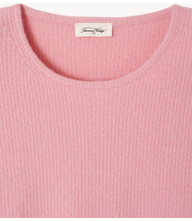 American Vintage Trui DAMSVILLE shortsleeve TENDRESSE CHINE