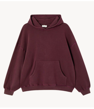 American Vintage Trui ATUBAY hoodie LIE DE VIN