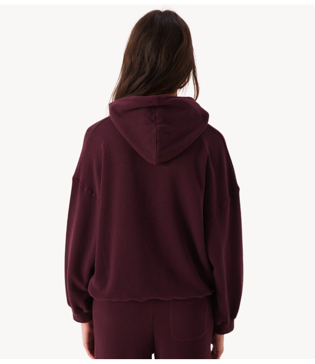 American Vintage Trui ATUBAY hoodie LIE DE VIN