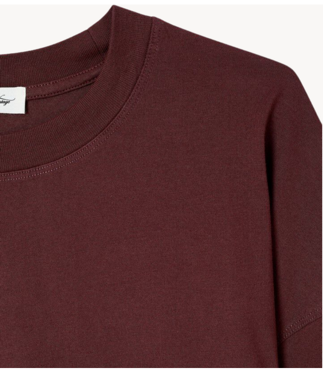American Vintage T-Shirt GIXY longsleeve POURPRE